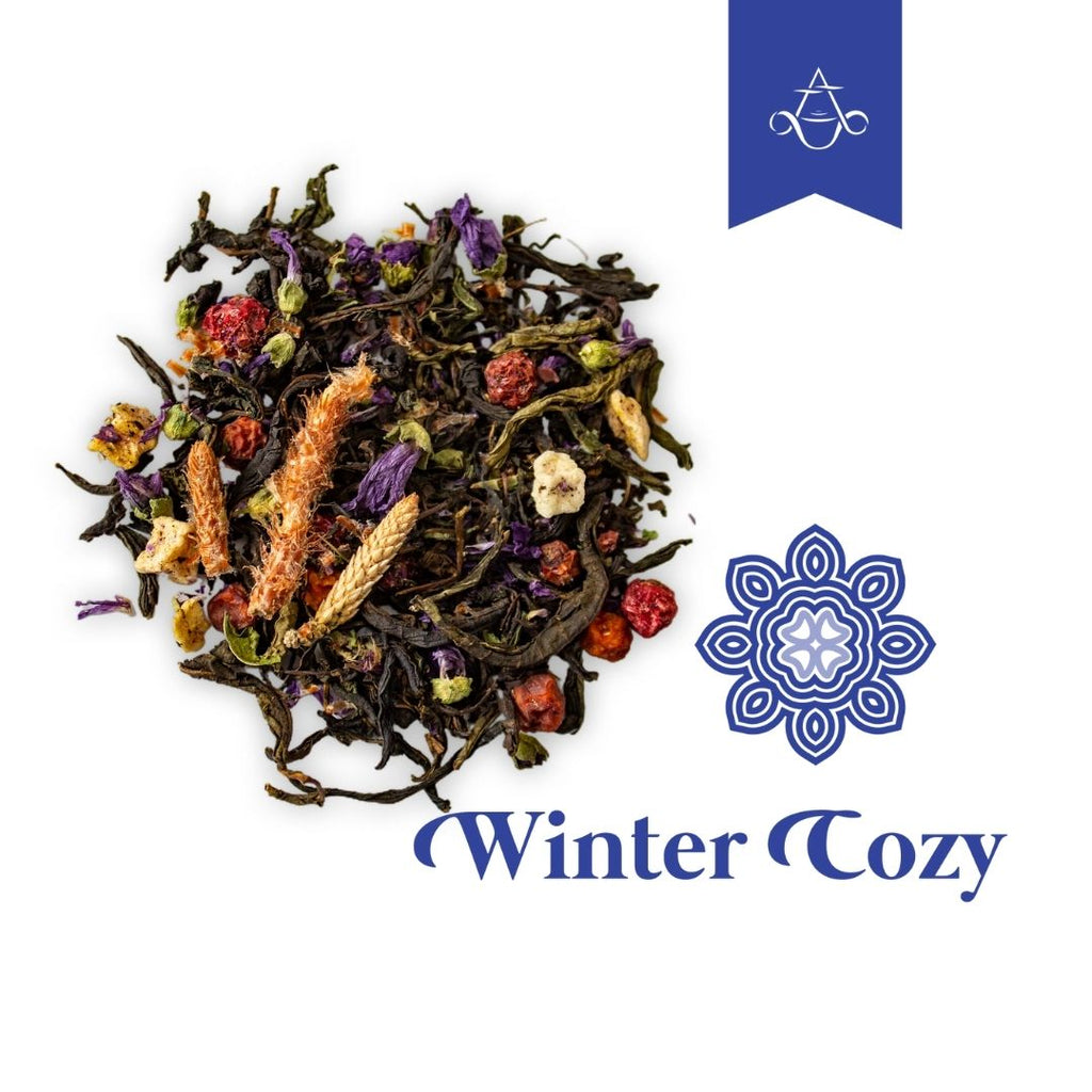Apple Berry Comforting Herbal Tea WINTER COZY | Loose Leaf | 2 oz. (55 gr.) | About 50 servings