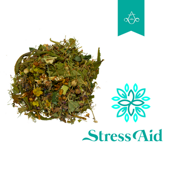 Stress and Anxiety Relief Herbal Tea STRESS AID sold by Aroma ChaiTea
