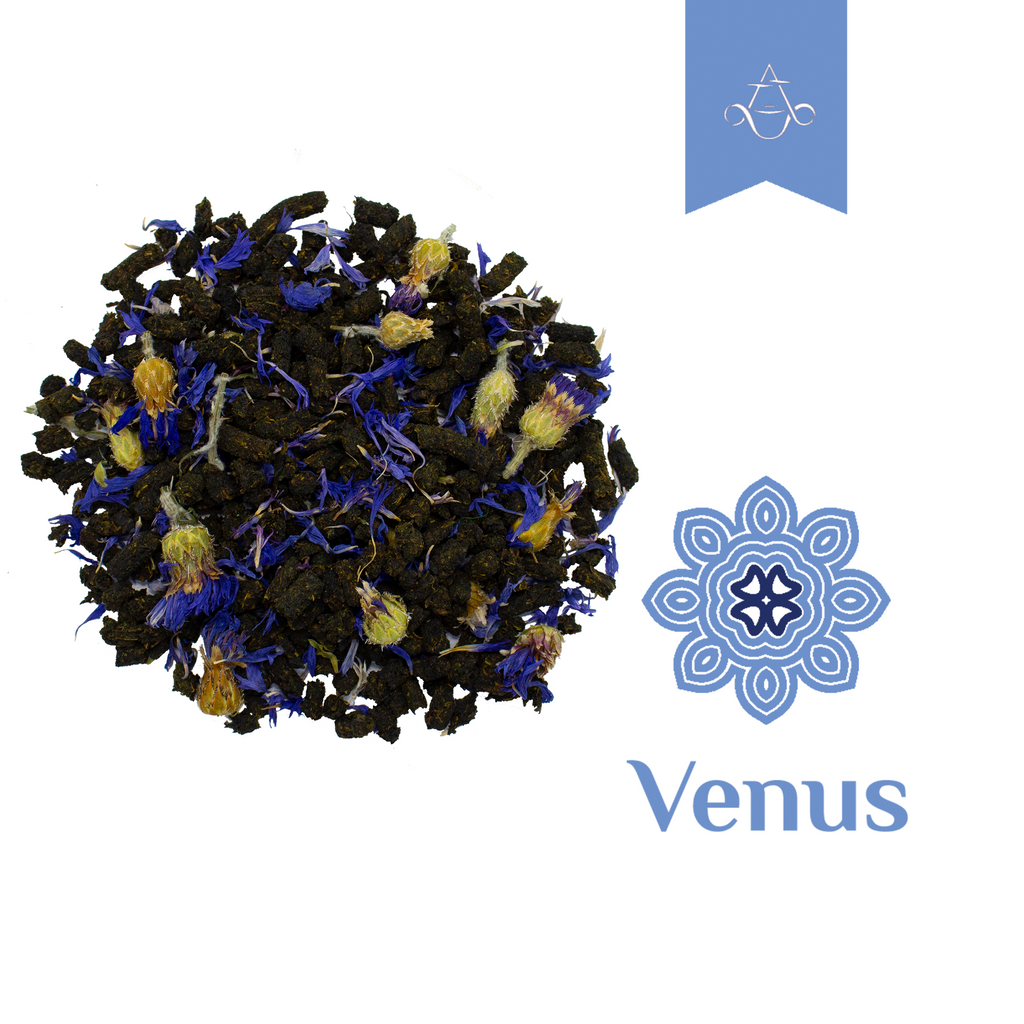 Aroma ChaiTea - Weight Loss and Management Blue Cornflower Herbal Tea VENUS Aids Female Health | 3.5 oz. (100 gr.)